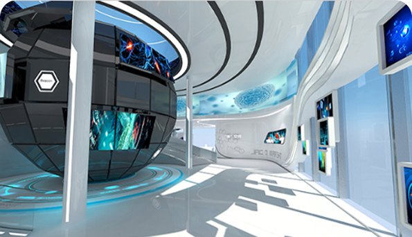 鄭州黃河科技學院智慧醫療展廳設計